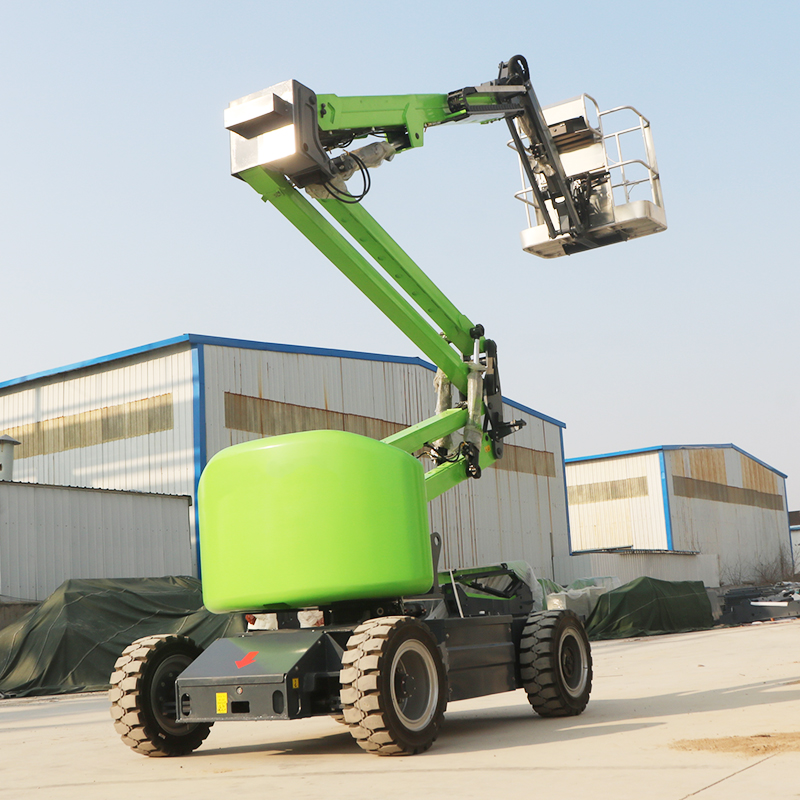 All-Terrain Articulated Tracked Boom Lift | Towable Design with On-Site Self-Propelled Capability