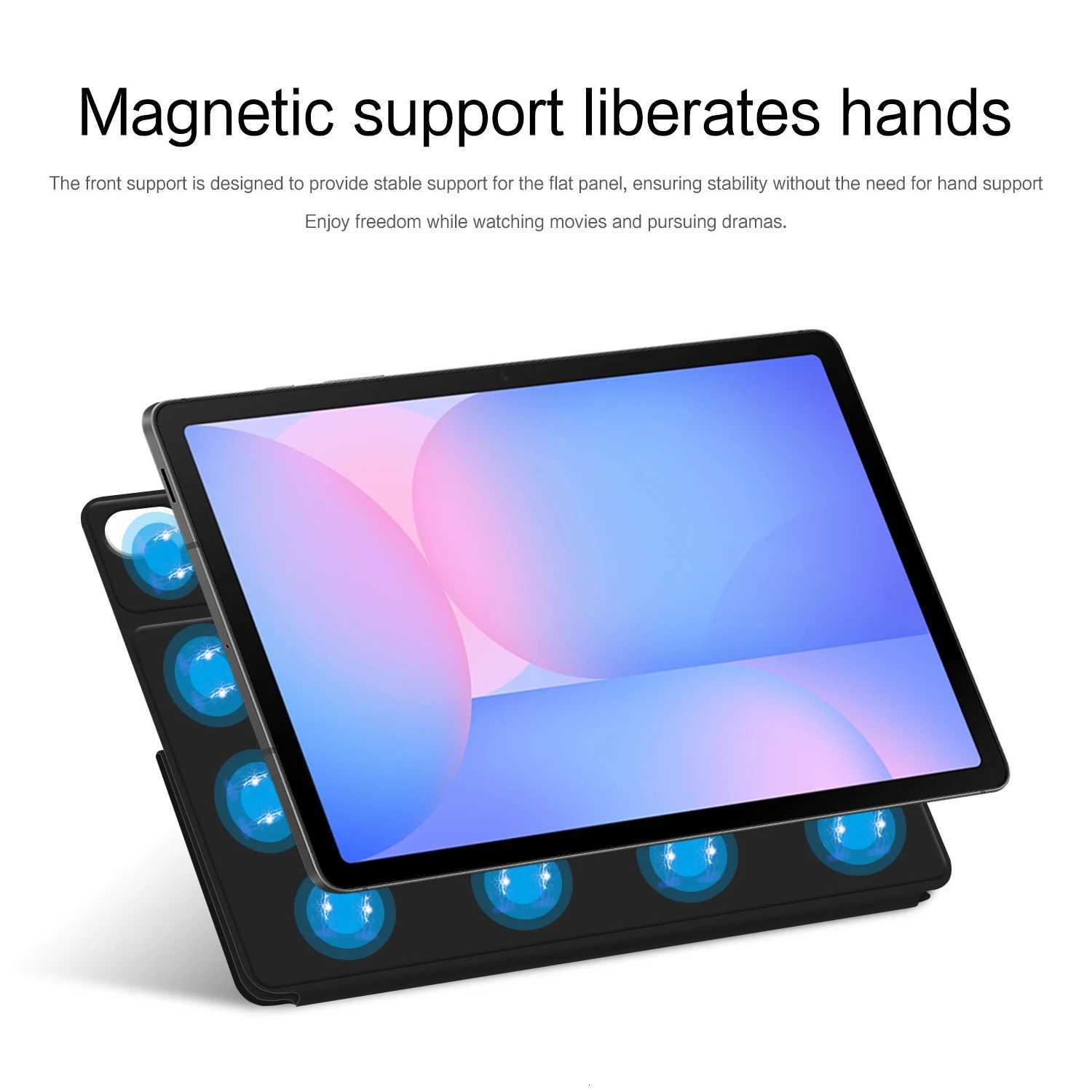 Smart Book Cover For Galaxy Tab S10 FE 109 2025 S9 11 inch Tablet Case For Galaxy Tab S9 FE 109 Magnetic Stand Case C251208