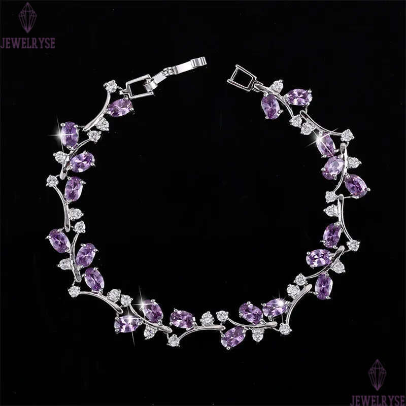 luxury fashion bracelets designer for woman jewelry charm bracelet silver white green ruby sapphire AAA cubic zirconia brass womens valentines day gif