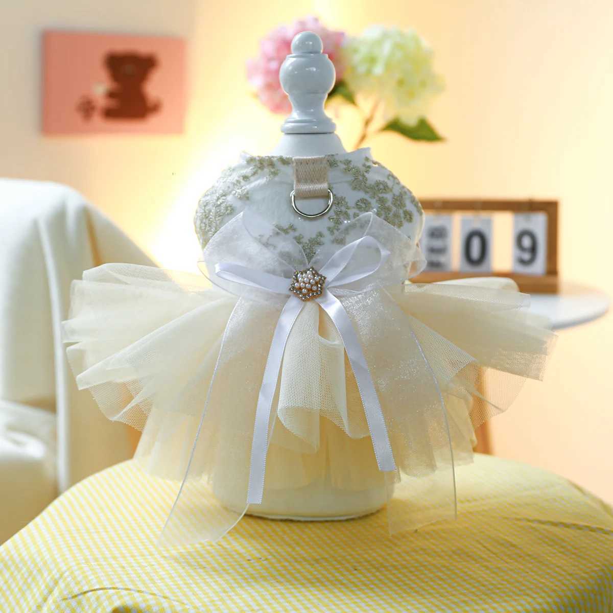 Starlight Wedding Dress Pet Dress Dog Cat Anti-Hair Loss White Dress Princess Dress M251208