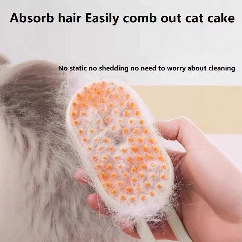 Dog Cat Steam Brush Short Hair Dog Steam Brush for A Cat Pet Comb Car Animal Hair Brush Pet Grooming GSZ06 M251208 - view 6