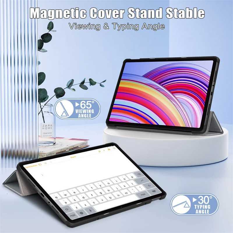 Funda For Redmi Pad Pro Case Tri-Fold Magnetic Leather Stand Hard Smart Tablet For Coque Redmi Pad Pro 121 Pad Case C251208