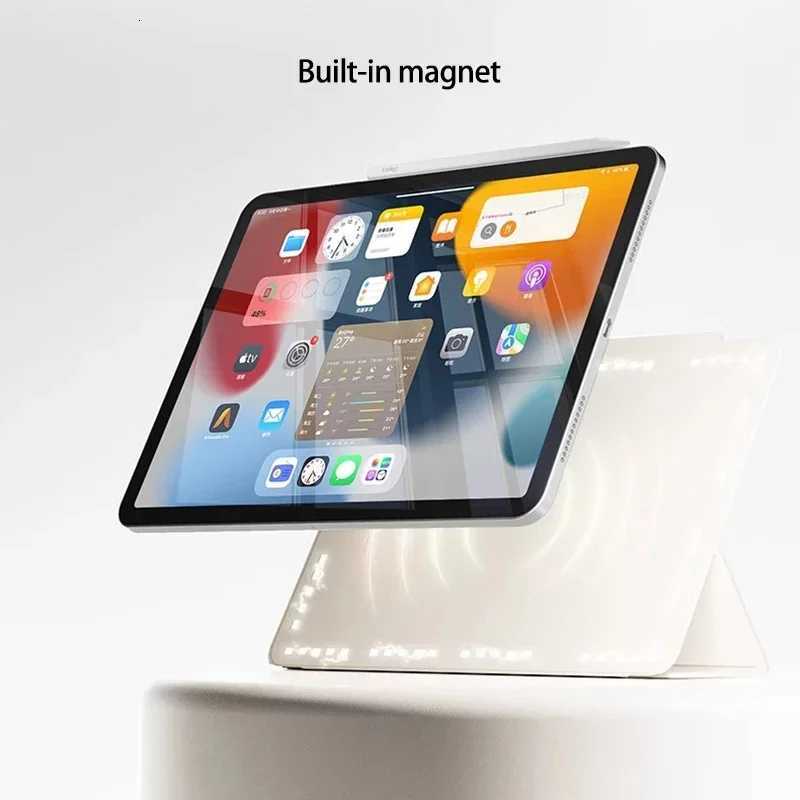 Smart Magnetic Clamp Tablet Cases for IPad Air 7/6/5/4 11Inch M3 M2 2025 IPad 11 Gen A16 11th 10th Pro Mini 7 6 Shockproof Funda C251208