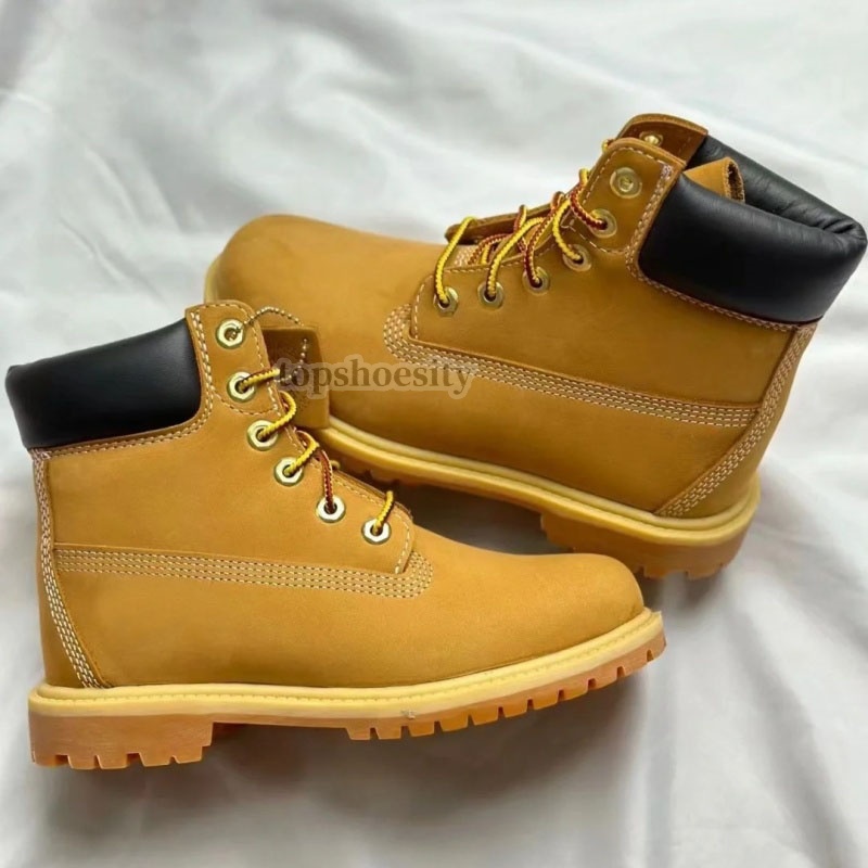 TOP boot Designer luxury Tims Boots Shoes Men Boots Waterproof Ankle Classic Martin Shoe Cowboy Yellow Red Blue Black Pink Hiking Motorcycle Boots Eur 36-47
