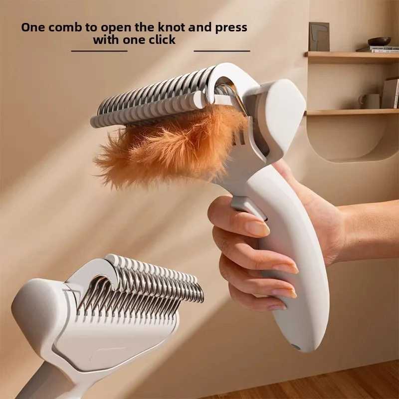 Stainless Steel Dog Hair Removal Brush Comb Brush For Dogs Grooming Tools Pets Dematting Comb Dogs Accessories M251208