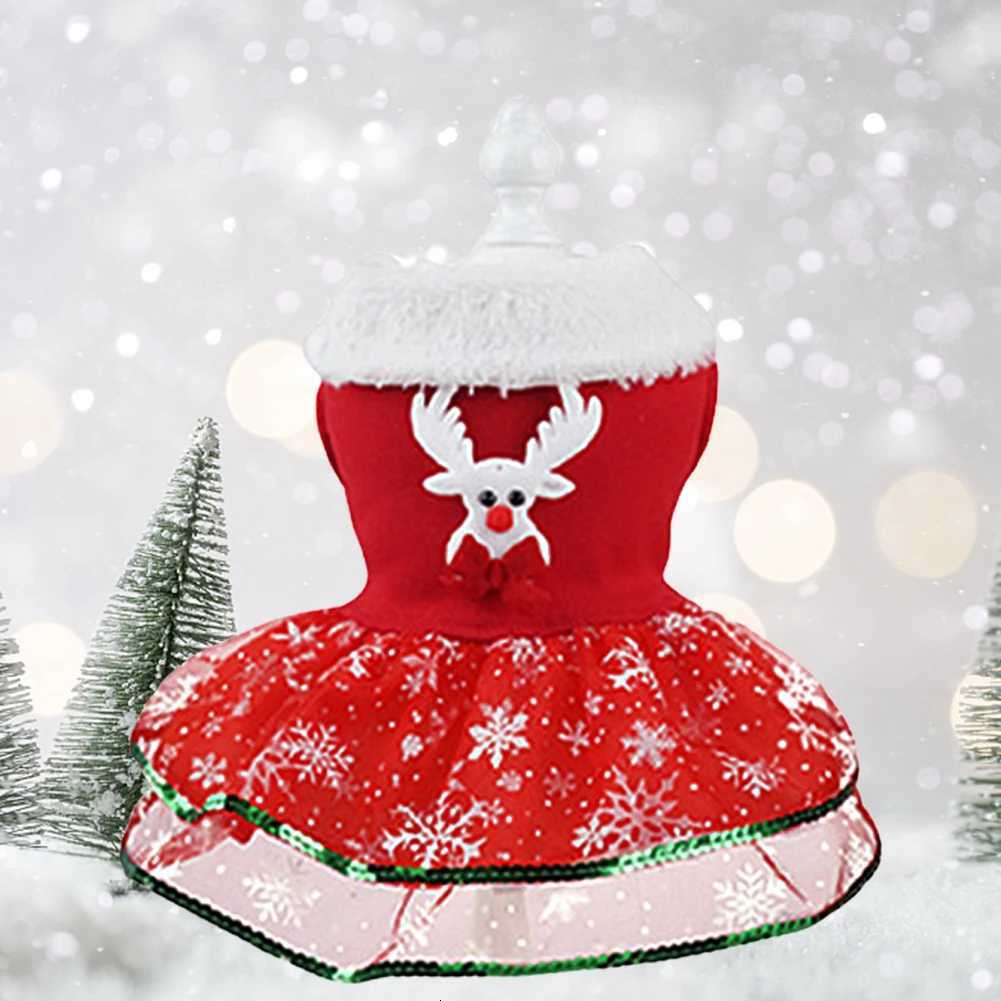 Pet Christmas Dress Christmas Bling Dog Dress Christmas Theme Dog Dress Outfit Christmas Dress Up Supplies M251208