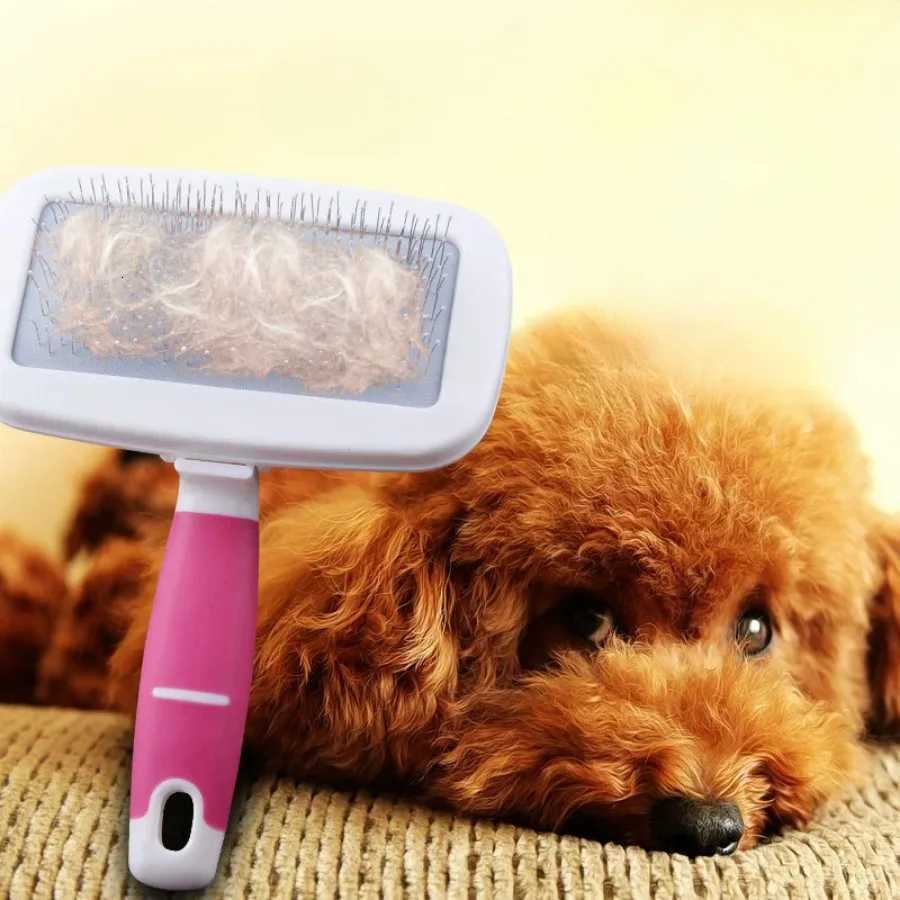 Pet Needle Combs With Non-Slip Handle Small Medium Dog Hair Brushes Hair Removal Knotting Comb Grooming Supplies For Dogs Cats M251208