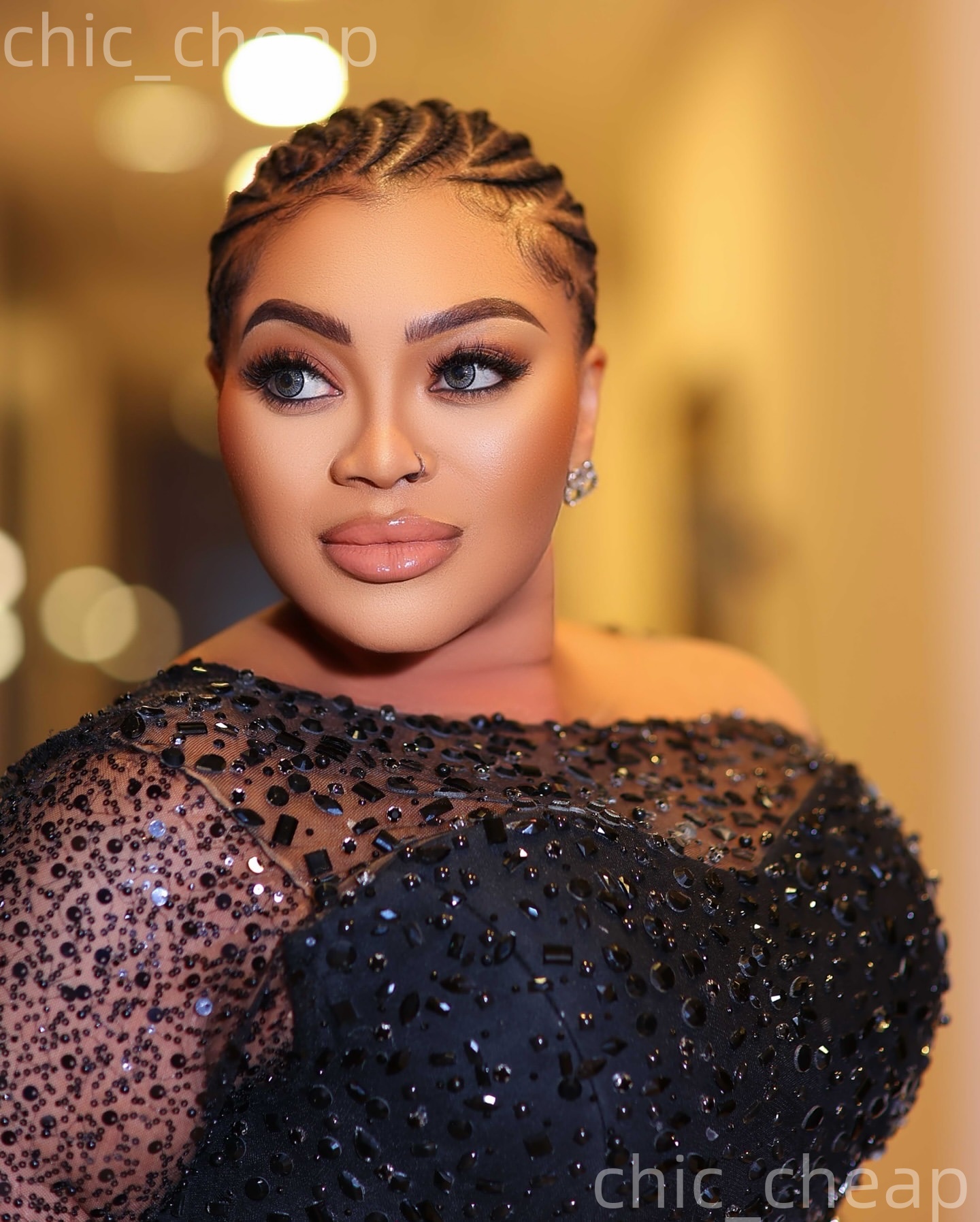 Aso Ebi Black Mermaid Prom Dresses 2026 Beaded Crystals Sequined Evening Formal Party Second Birthday Engagement Gowns Plus Size Dress For Special Occ