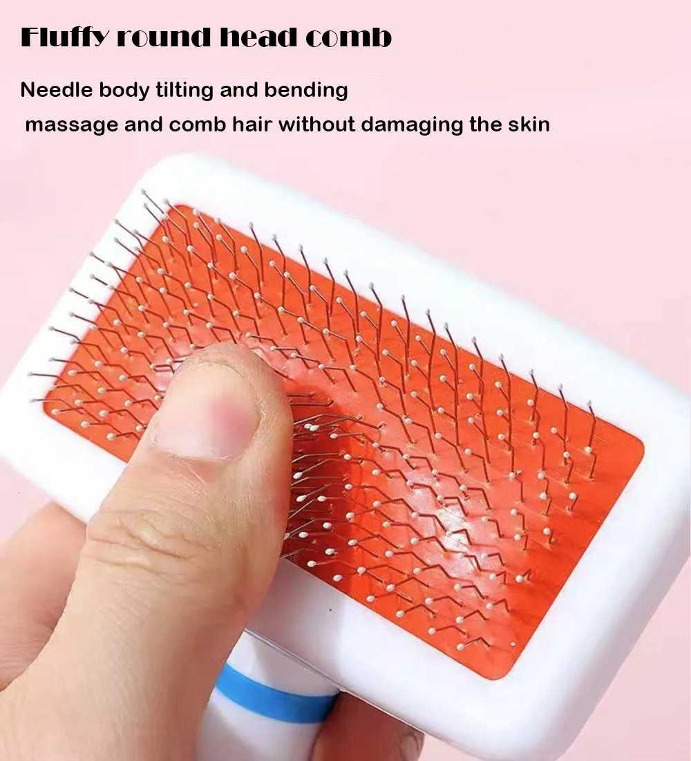 Brush Dog and Cat Non-slip Beauty Brush Dog Dogs Cats Massage Brush Pet Grooming Tool M251208