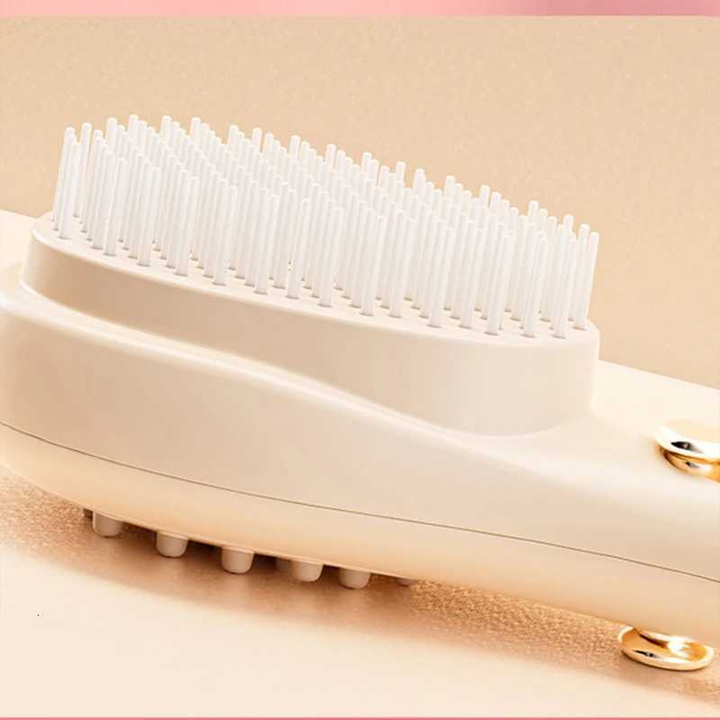 Pet hairdressing comb massage comb cats and dogs universal anti-static silicone soft teeth to clean floating hair retractable M251208 - view 5