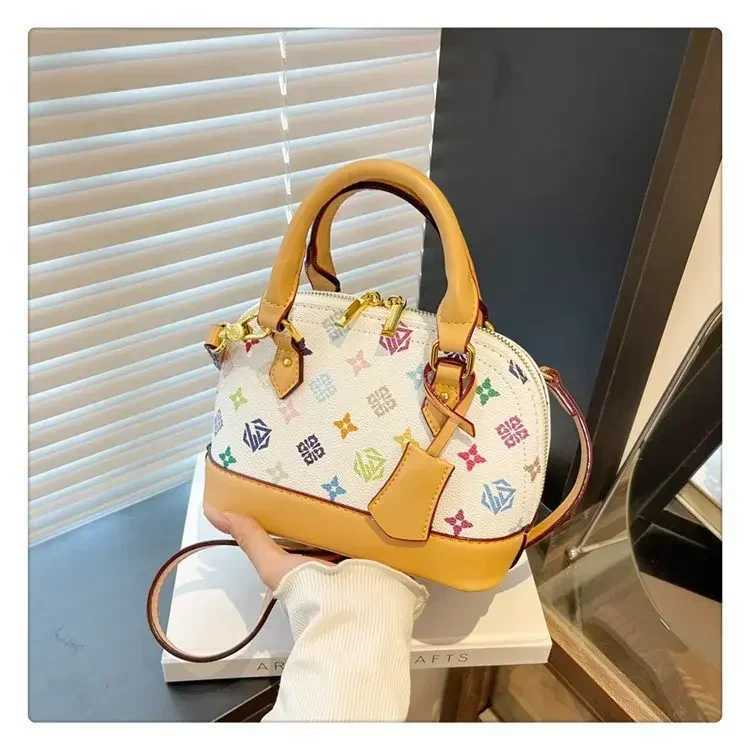 Luxury Niche High-End Shell Bag - 2025 New Vintage Mogram Wens Shoder/Crossbody Handheld Bag Y251208