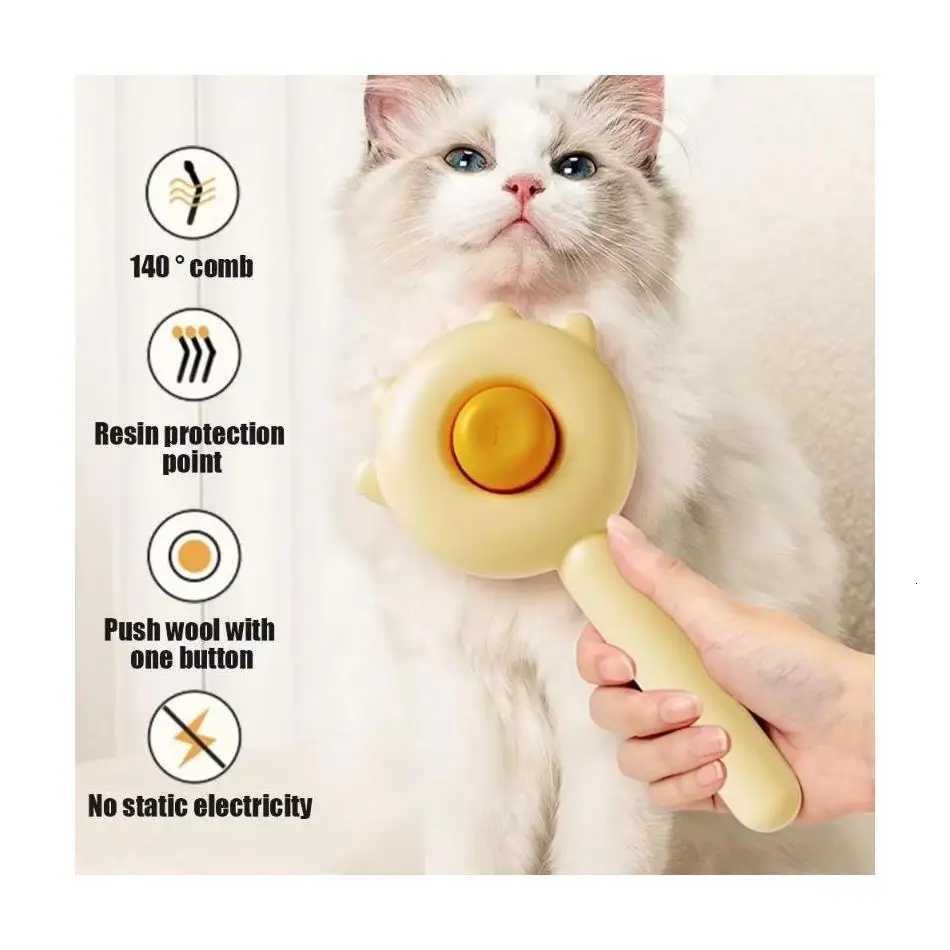 1 Pcs Dog Cats Needle Hair Comb Hair Remover Hairs Comb Pets Smoothing Floating Removal Woolen Goods Pet Cat Comb Specific Brush M251208