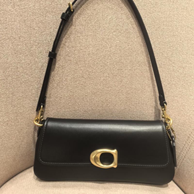 Purse Shoulder Crossbody Designer 2025 Ladies Flap Fashion Handbags Square Leather Black Chain Mini High Quality Armpit Bag Jet Baguette Pochette Portable Sacoche