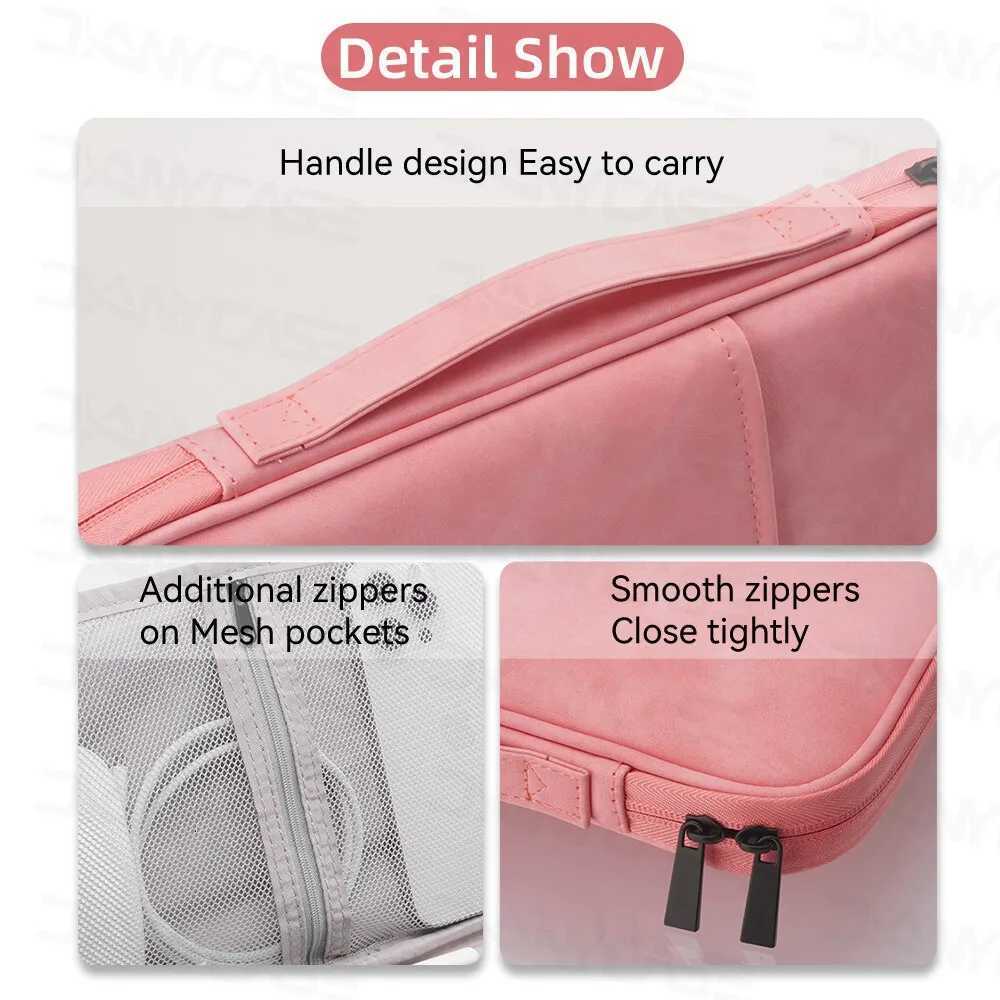 Waterproof Leather 11-13 inch Tablet PC Carrying Case Padded Protective Travel Inner Bag for iPad Samsung Tablet PC CaseT251208
