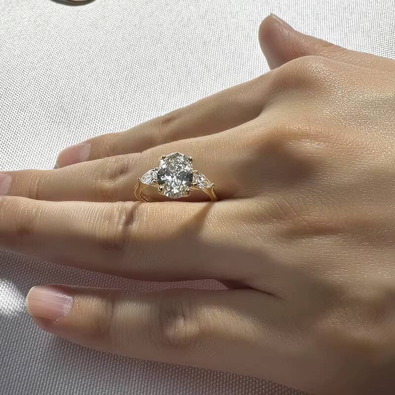 Madonna Lab Grown Diamond Ring GIA Certified Lab Grown 3CT 5CT Lab Grown Diamond Jewelry