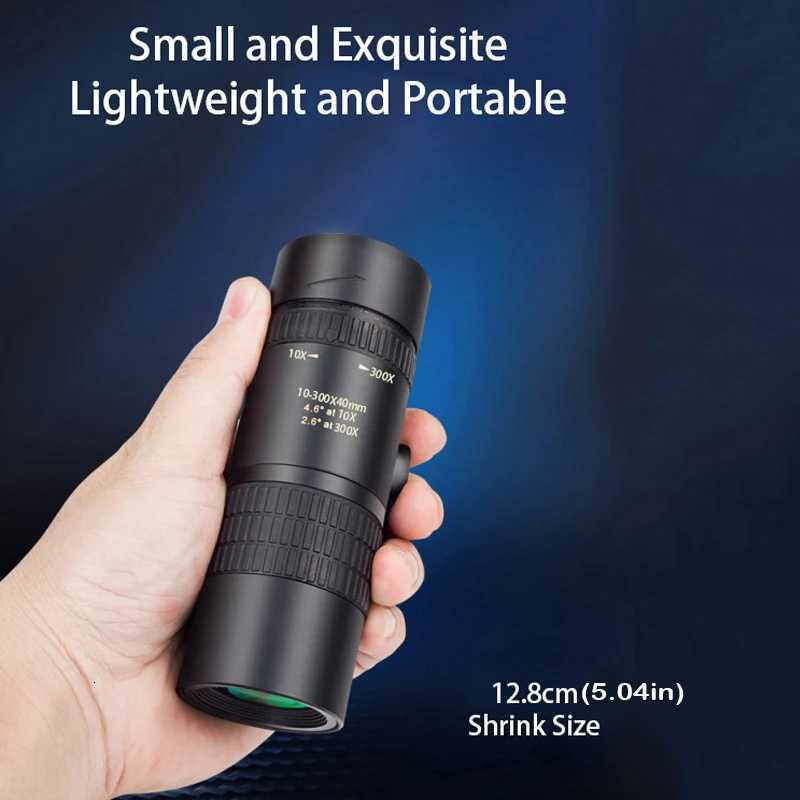 10-300X Zo Powerf Bino Long Range Professional Monocar Telescope HD 4K High Quality BAK4-Prisms Portable for Camping C251208