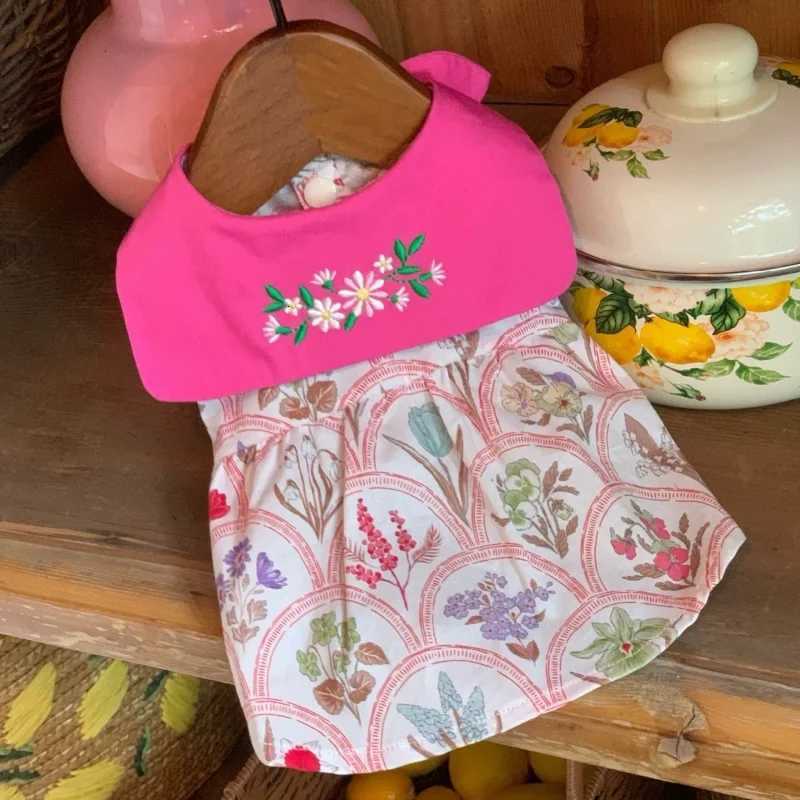 Pet Clothing Small Dog Dress Autumn Iris Skirt Outdoor Clothing Fragrant Flower Puff Skirt Dog Dresses for Small Dog Clothes M251208