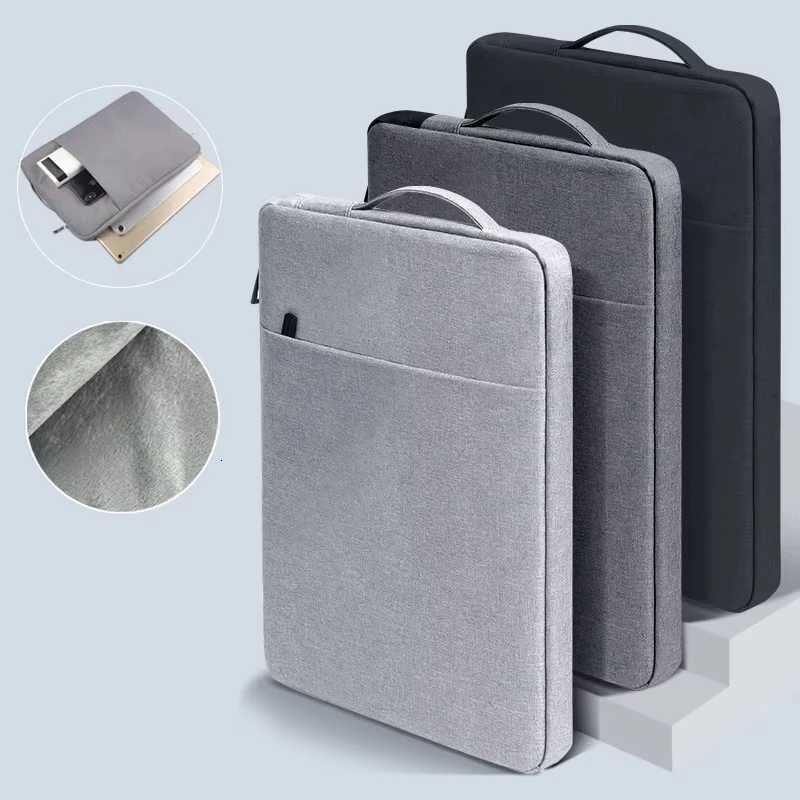 Laptop Bag Sleeve Cover Notebook Case For Apple Macbook Pro Air Xiaomi Huawei HP Dell Lenovo 11 14 156 Inch Computer HandbagsT251208