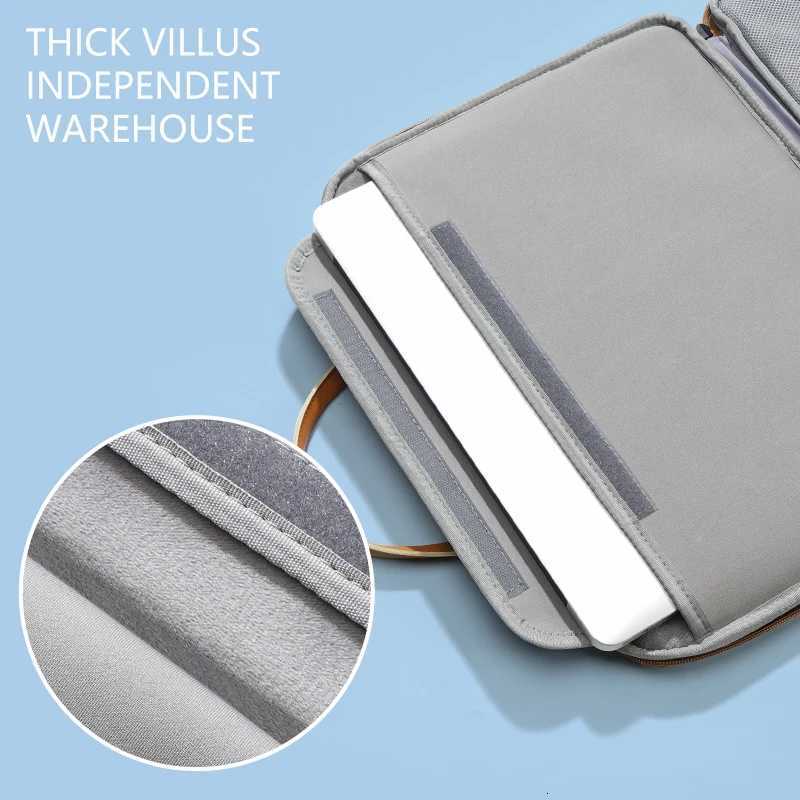 Laptop Bag Sleeve Case 133 156 14 16inch Shoulder Notebook For Macbook Air Pro M1 M2 Lenovo HP Dell Huawei handbag BriefcaseT251208