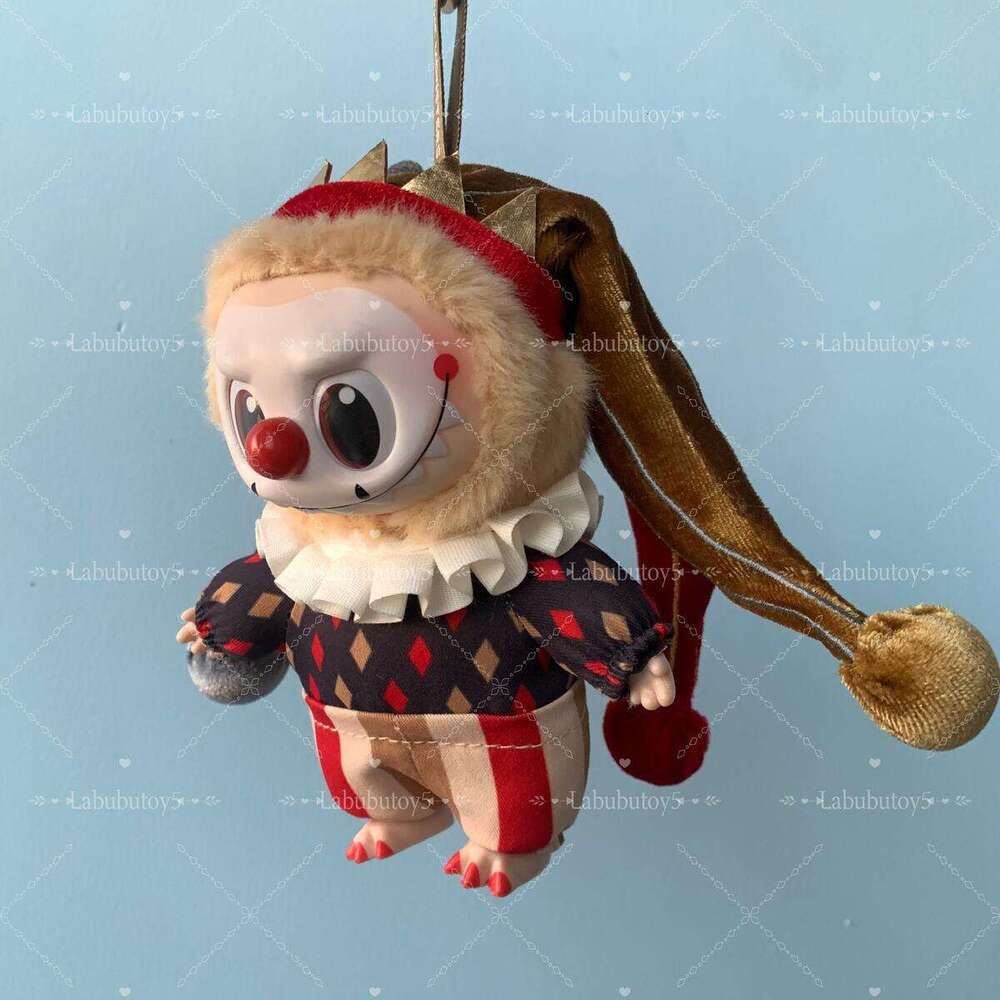 PPTM Labubu Halloween Why So Serious Series Moonlit Mask Collectable Blind Box Vinyl Face Plush Pendant