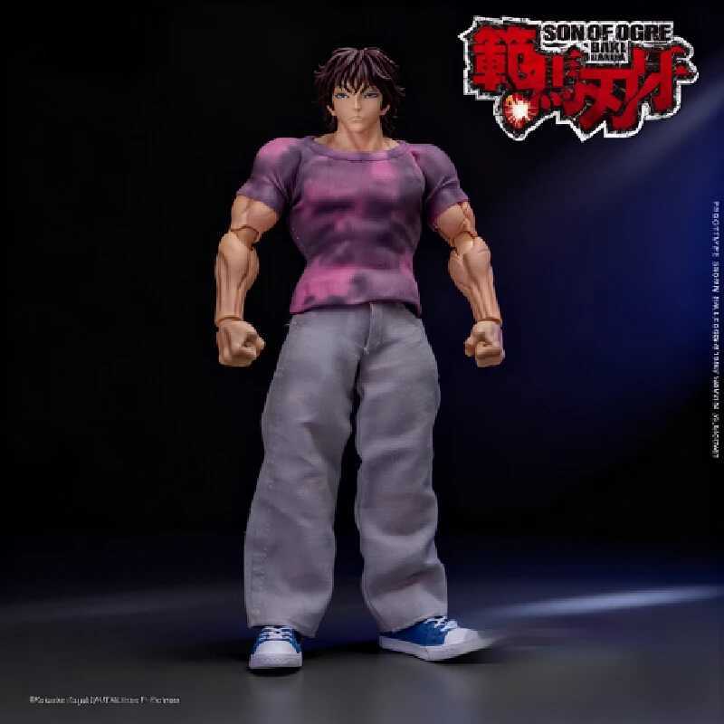 1/12 Scale Anime Baki Hanma Oni Action Figure Real Man Assembly Model Figurine Office Desktop Decoration Ornaments BoyS GiftsXJ251206