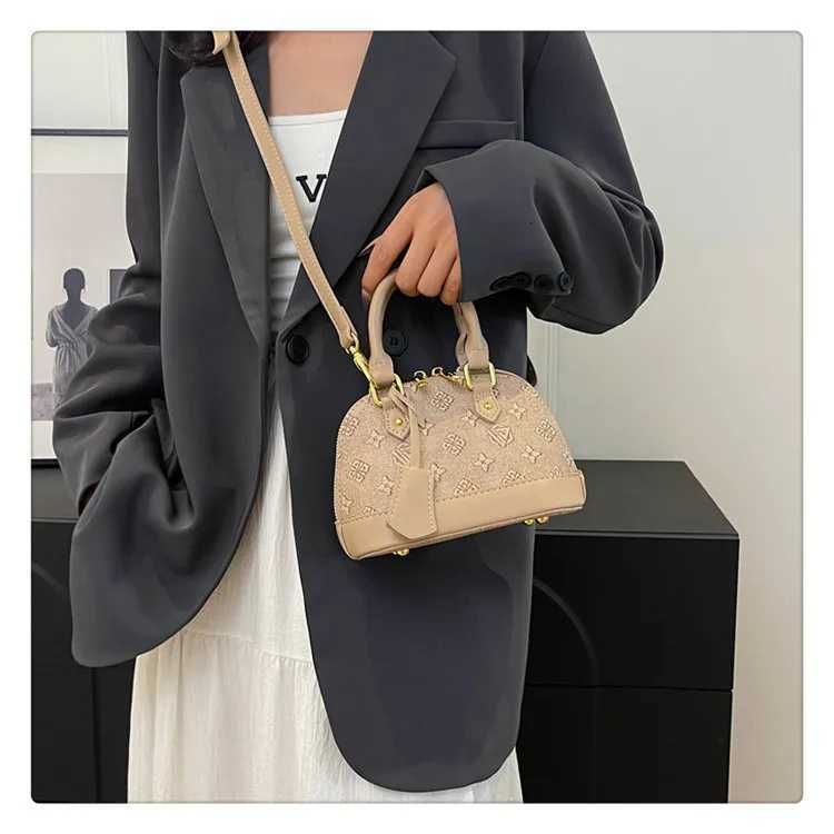 Wens Trendy Small Shell Bag - Luxury Vibe Versatile Top-Handle Crossbody Bag Y251208