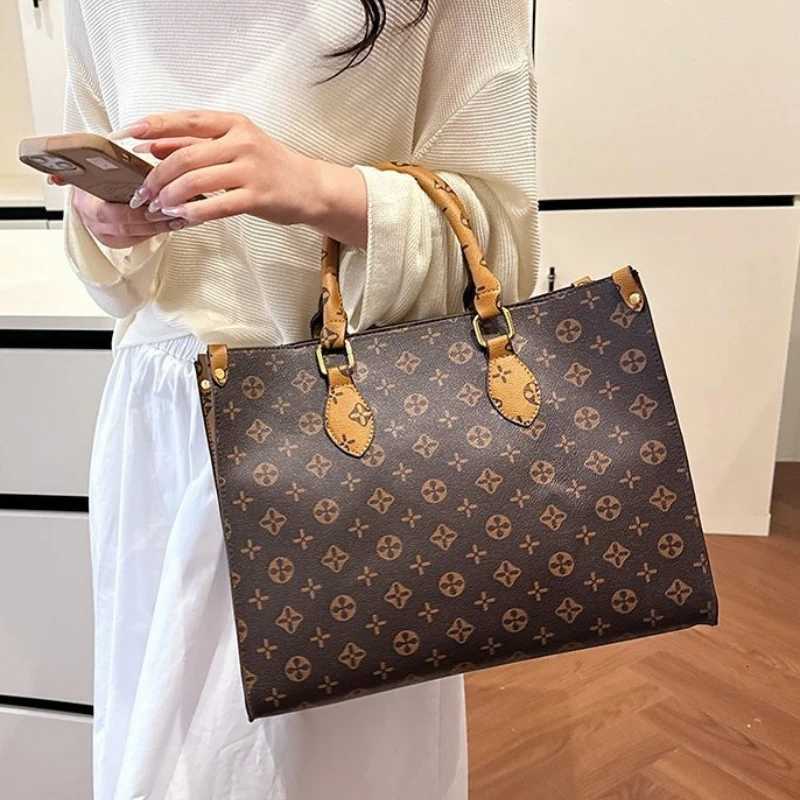 French Niche Handbag for Wen 2025 A Fiable and Tote Bag with Large Capacity and Versatile Cmuting Patterns Y251208