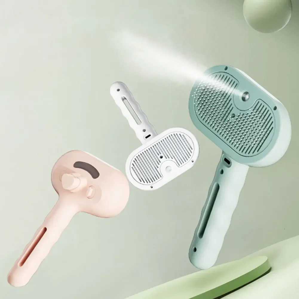 3 in 1 Cat Steam Brush Pet Spray Hair Removal Comb Cat Hair Brush Cat Brush for Shedding Grooming for Cats Dogs Small Animals M251208 - view 3