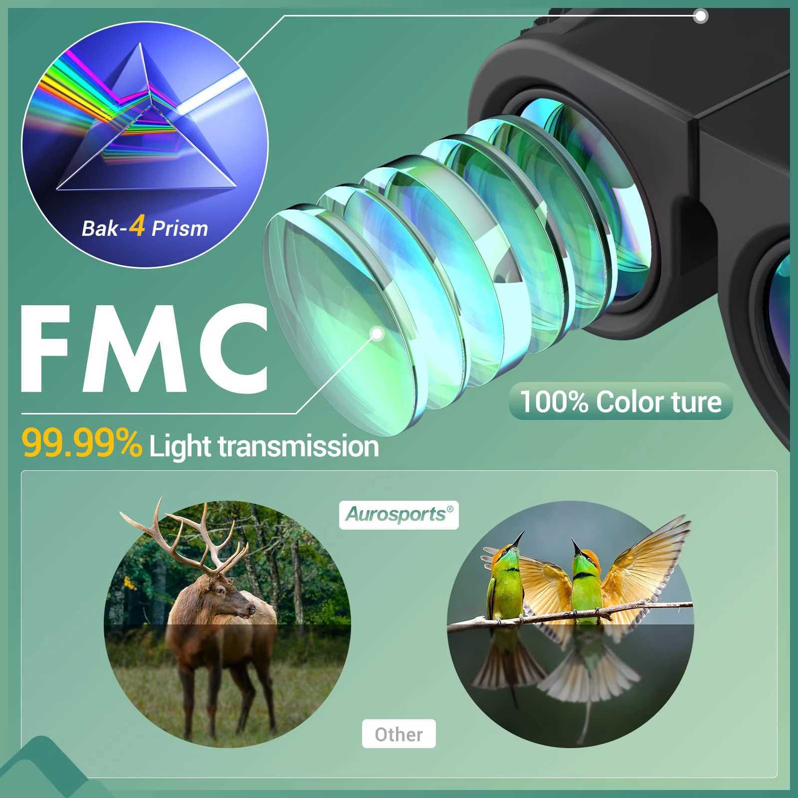 10x25 Cpact Bino for Adts and Kids High Powered Easy Focus Telescope Lightweight with Low Light Vision for Travel Gift C251208