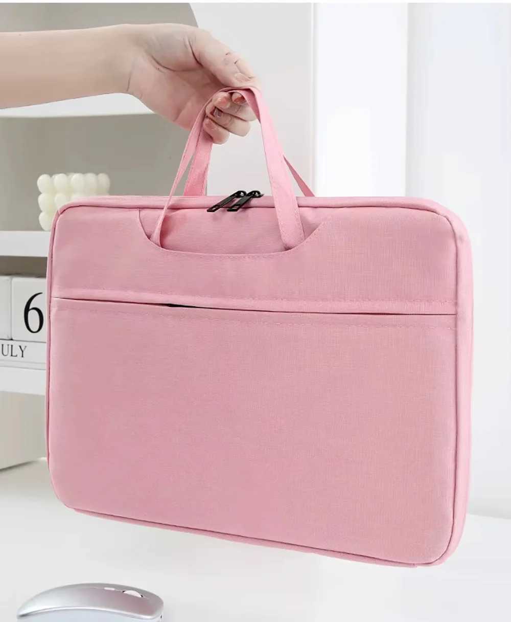 Laptop Bag For Xiaomi Lenovo Dell HP Notebook Computer Laptop Sleeve Case For Macbook Air Pro 13 14 142 15 156 Inch Handle BagT251208