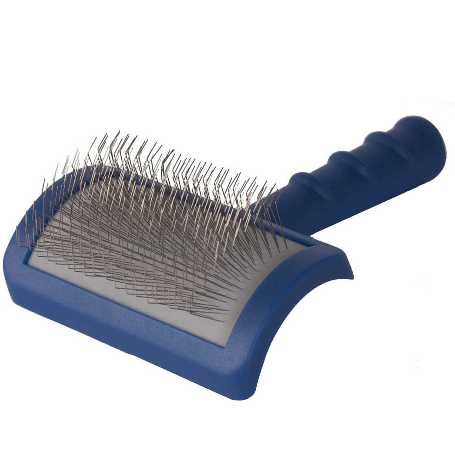 Slicker Brush for Dog Grooming with Long Soft Pins Perfect for Doodle Breeds Angled Pins for Dematting Remove Undercoat M251208 - view 1