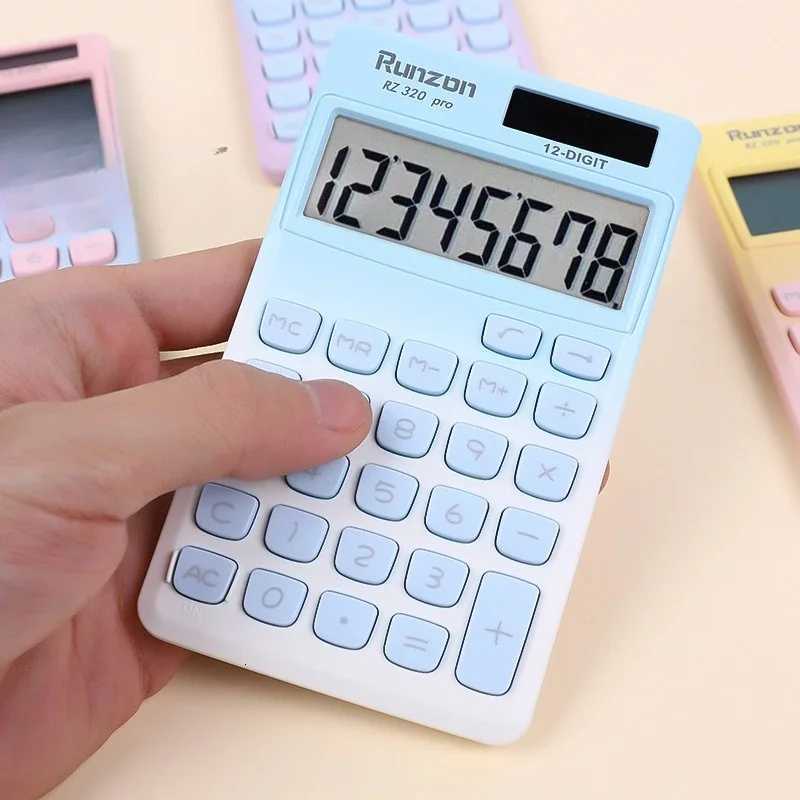 Solar-Powered Calcator Cute High-Appearance Scientific Calcator for Students Small Portable H251208