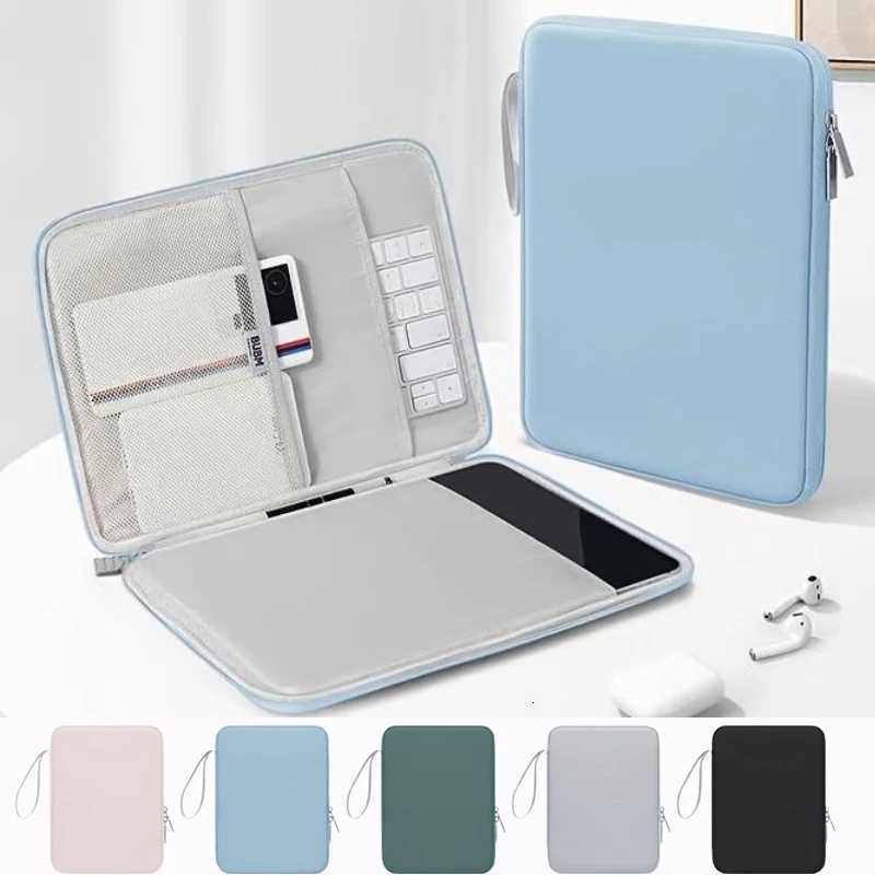 Tablet Bag Sleeve 109/129 Inch Handbag for IPad Pro Samsung Xiaomi Cover Shockproof Portable Pouch Multi Pockets Tablet CasesT251208