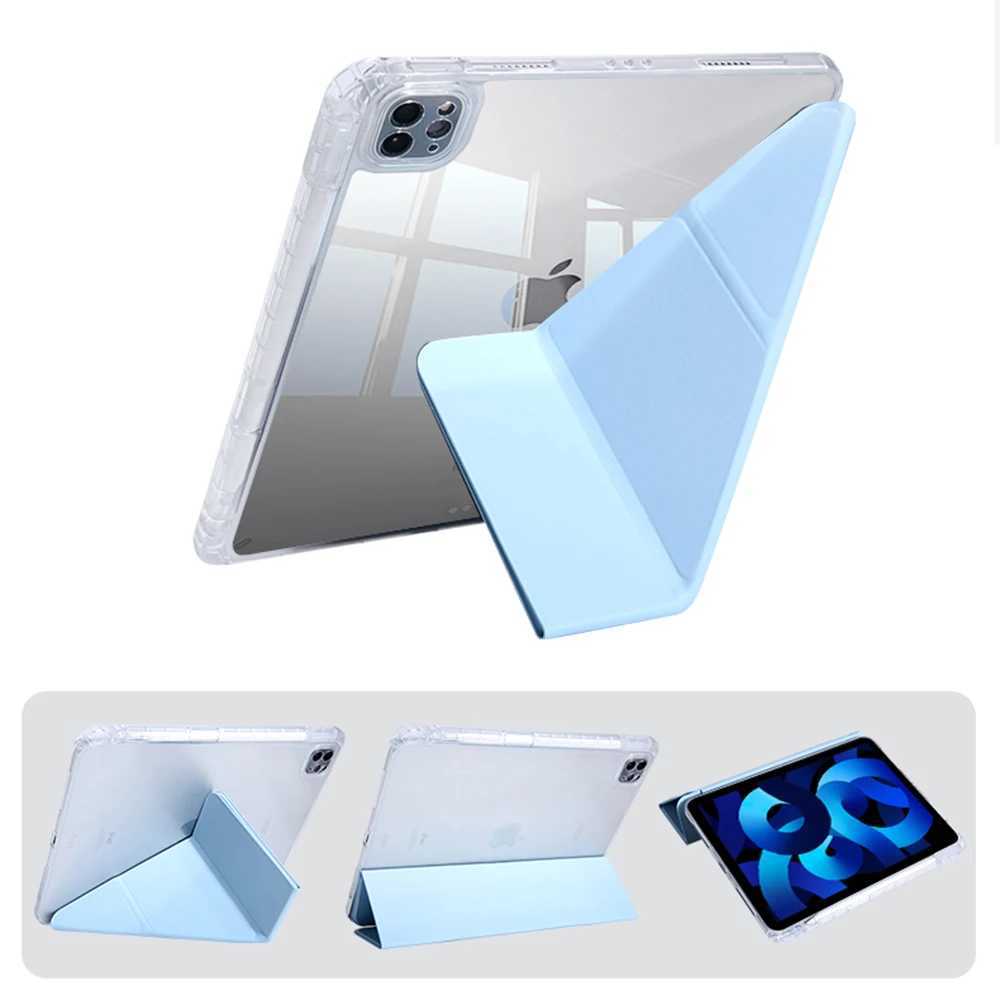 For iPad Air6 Ai Air6 109 11-inch case with pencil holder Clear case M2 A2898 A2588 A2316 A2324 A2325 A2072 A2228 A2377 C251208