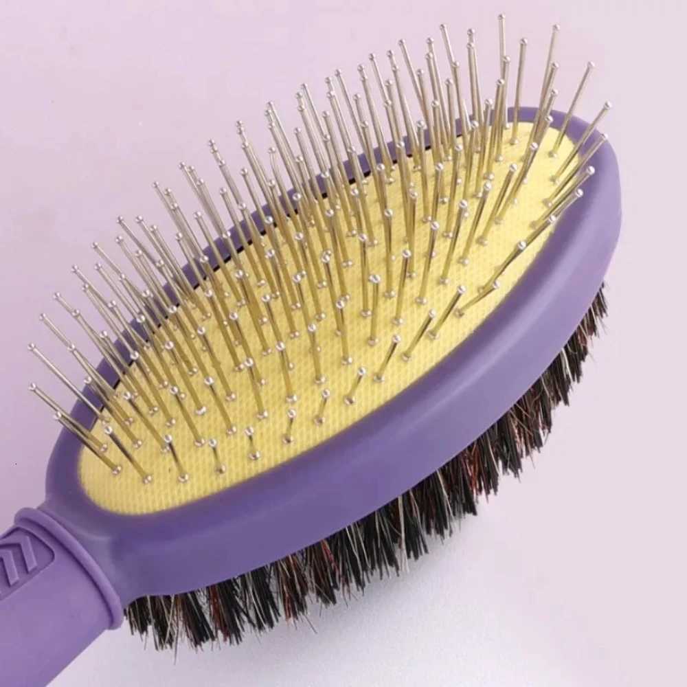 Dog Comb Double Sided Dog Brush Massage Dogs Brush Pet Grooming Comfortable Handle Dogs Hair Brush Pet Supplies M251208 - view 6