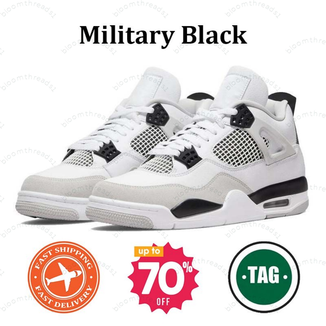 Designer Basketball shoes 4s basketballs Sneakers men women Black Cat Military Sail Red Thunder White Oreo Cool Grey Varsity Bred Sneaker Blue University