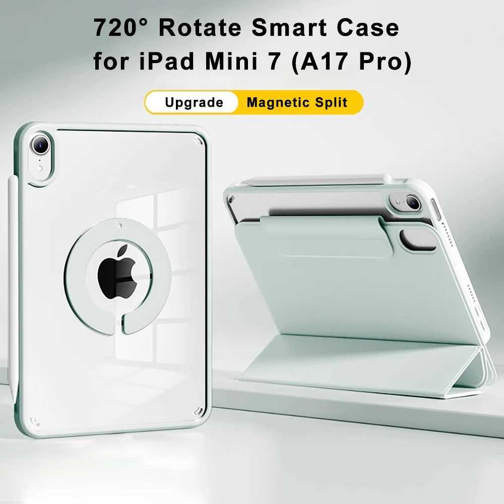 Magnetic Case For iPad Mini A17 Pro Case for iPad Mini 7 83 inch 2024 Tablet Case Smart Folding Folio Cover C251208