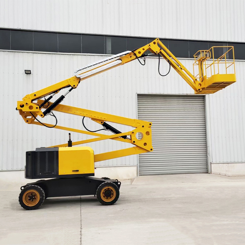 Easy-Store Articulated Boom Lift | Foldable Design for Simplified Transportation and Compact Storage