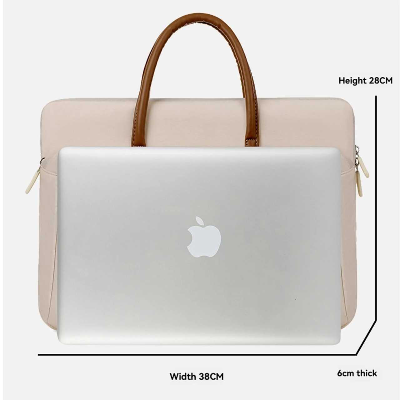 Laptop Sleeve Bag For Macbook Air Pro 16 Case Computer 133 14 156 Inch Notebook Bag Portable Bags Handbag Waterproof BriefcaseT251208