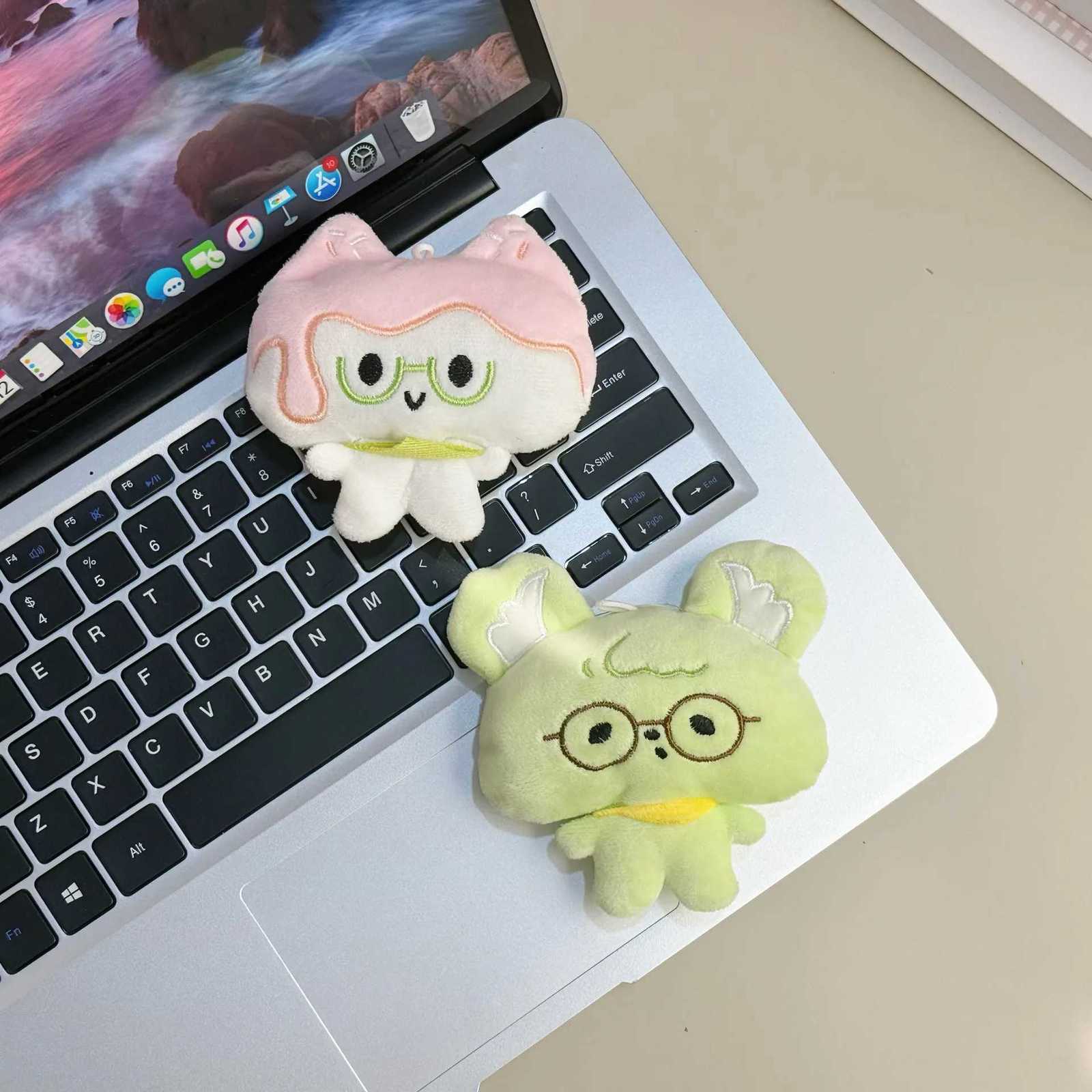 new Squeezing Plush Tomato Cat Doll Pendant Pudding Cat Doll Keychain Bag Hanging Doll GiftXJ251208 - view 5