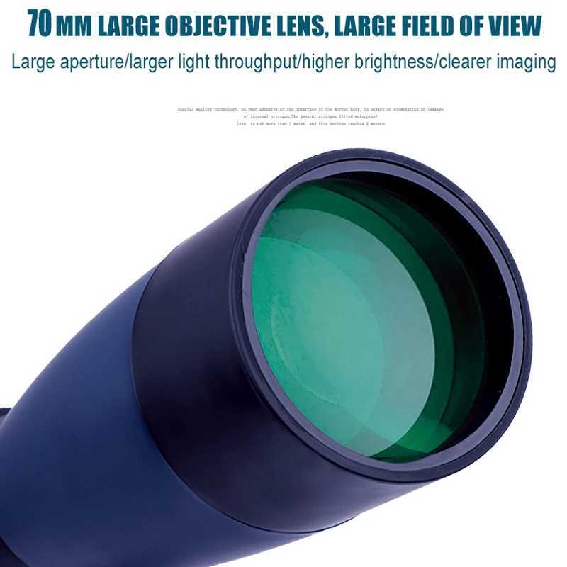 Borwolf 25-75X70 Professional Zo Telescope Spotting Scope High Magnification HD Bino Monocar For Bird Watching C251208