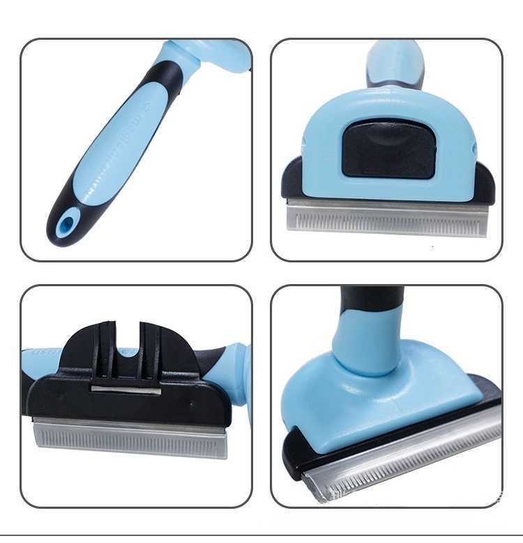Combs Dog Hair Remover Cat Brush Grooming Tools Pet Detachable Clipper Attachment Pet Trimmer Combs Supply Furmins for Cat Dog M251208 - view 5