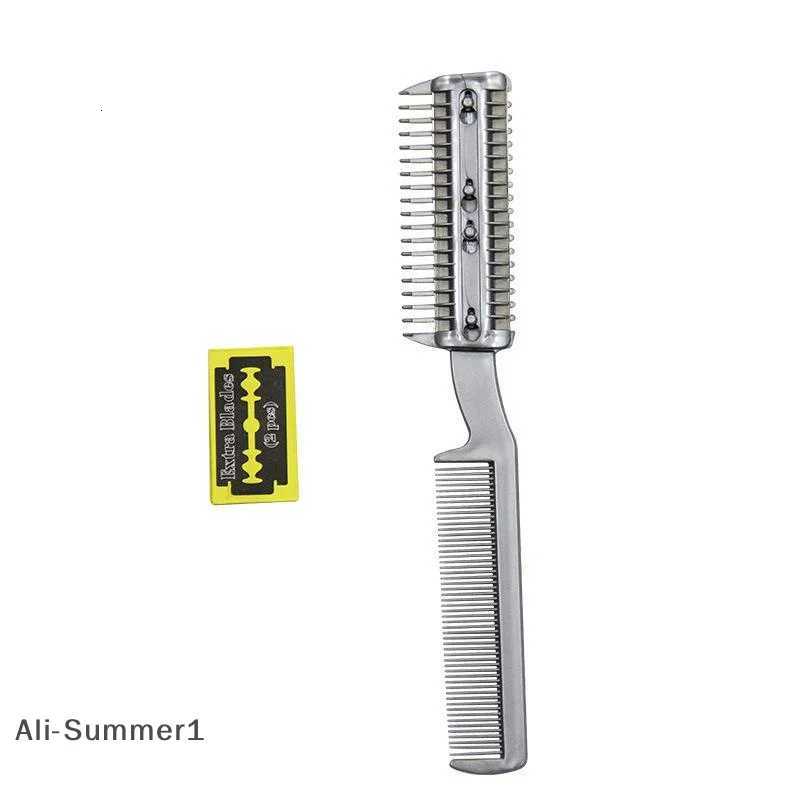 Pet Dog Hair Trimmer Comb Cutting Cut With 2 Blades Grooming Razor Thinning Dog Cat Combs Dog Cat Hair Remover Hair Brush Comb M251208 - view 3