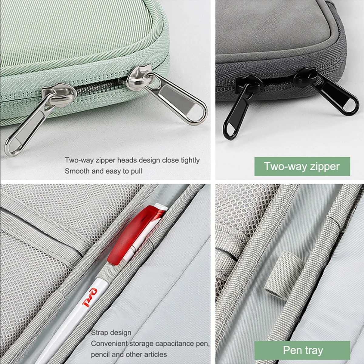 Laptop Sleeve Handbag Case for Macbook Pro Air13 136 14 15 156 16 Waterproof Notebook Cover for Lenovo HP Xiaomi Bag FundaT251208