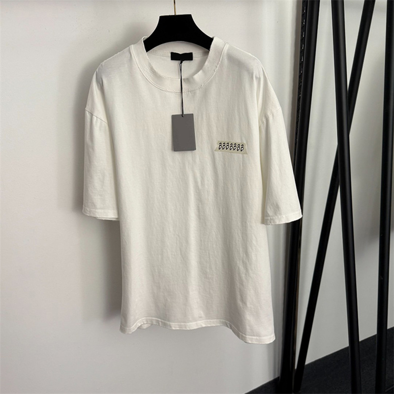 Contrast Color Tees Women Short Sleeve Top Letter Print T Shirts Breathable Crew Neck Loose Shirts