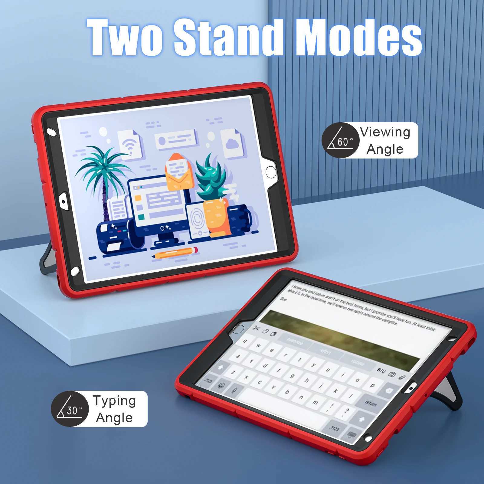 For New 2024 iPad Pro 11 Air 11 109 97 2017/2018 Pro 97 5/6/7/8/9th 102 2019/2020/2021 Kids Case Stand Protect Cover C251208