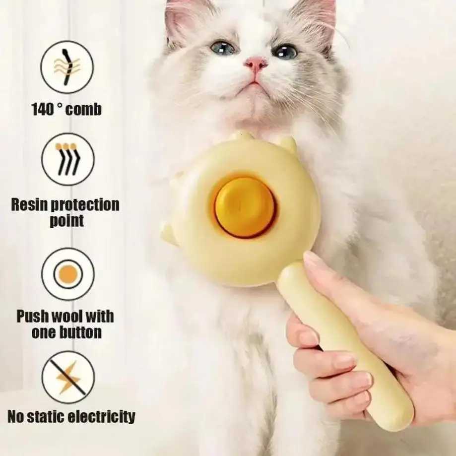 New Hair Remover Hairs Comb Pets Smoothing Floating Removal Woolen Goods Pet Cat Comb Specific Brush Dog Cats Needle Hair Comb M251208 - view 4