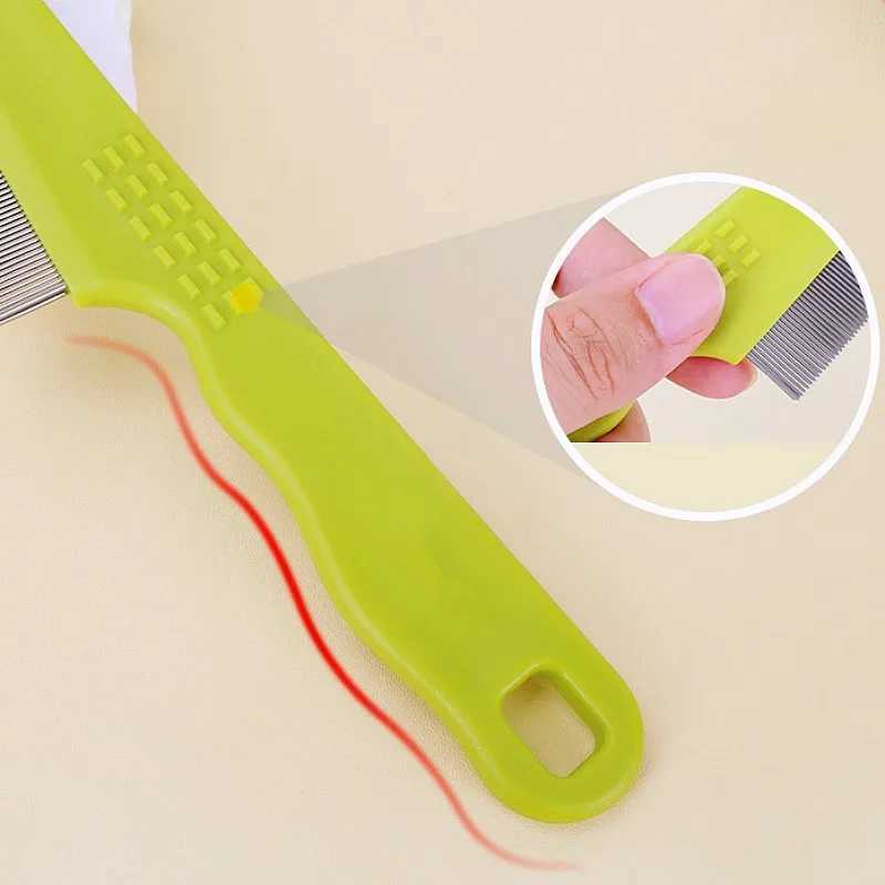 Dog Comb Dense Tooth Dogs Brush Double-row Flea Combs for Dogs Hair Cleaning Dog Grooming Massage Cat Brush M251208 - view 6