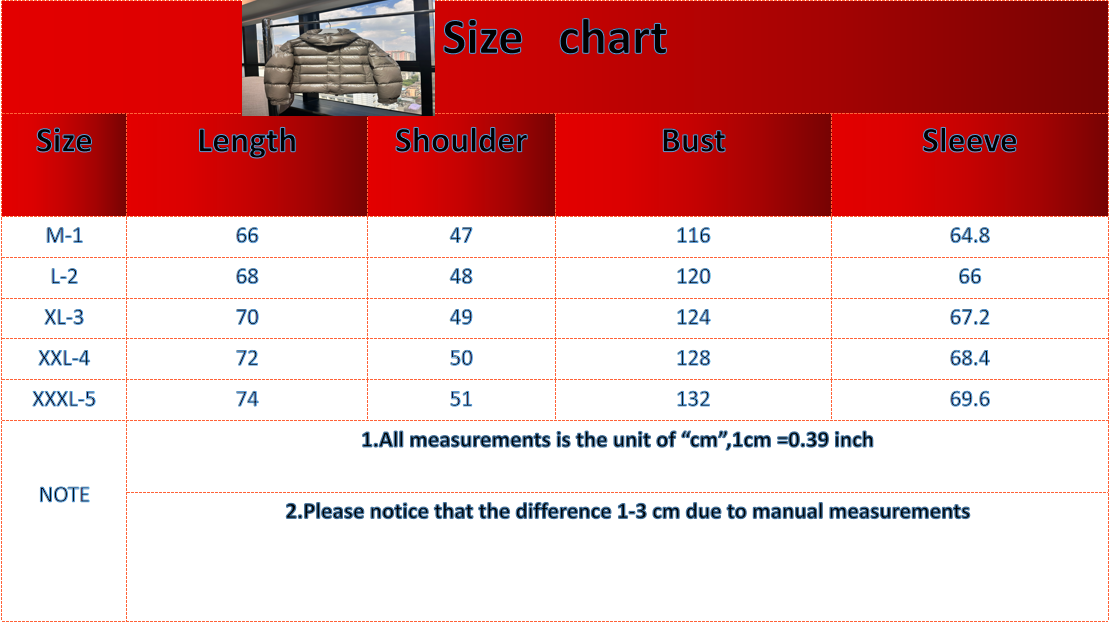 Hooded, warm down jacket, winter coat, classic style for both men and women.