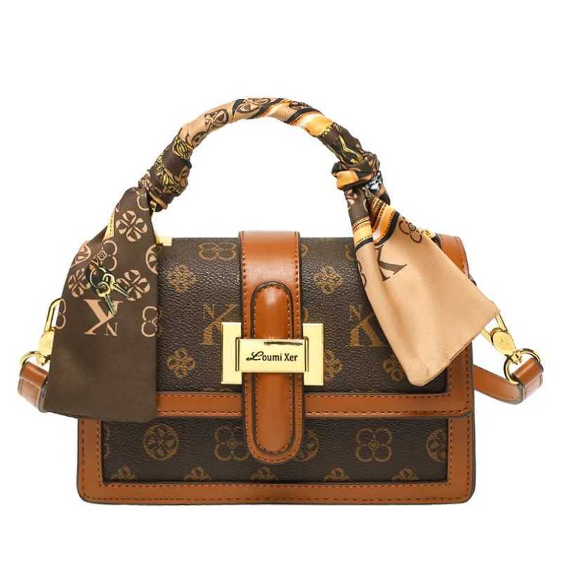 Light luxury wens handbag 2025 autumn and winter new designer shoder crossbody bag fiable high-end small square bag Y251208